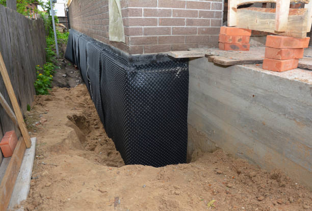 Happy homeowners after waterproofing job in Pottstown